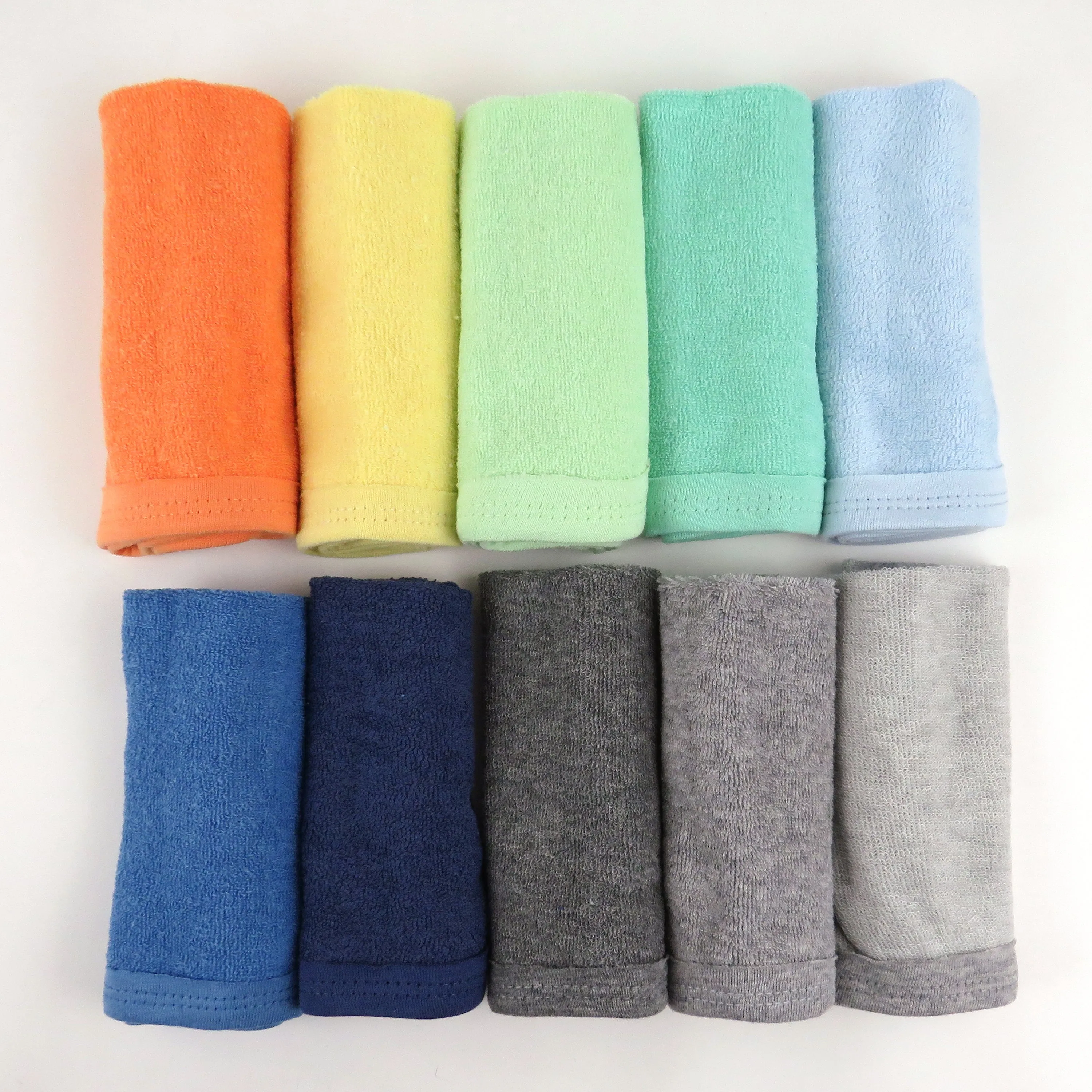 10-Pack EVERYDAY EASY Organic Cotton Washcloths Gift Set