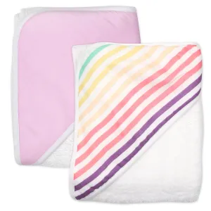 2-Pack Organic Cotton Hooded Towels