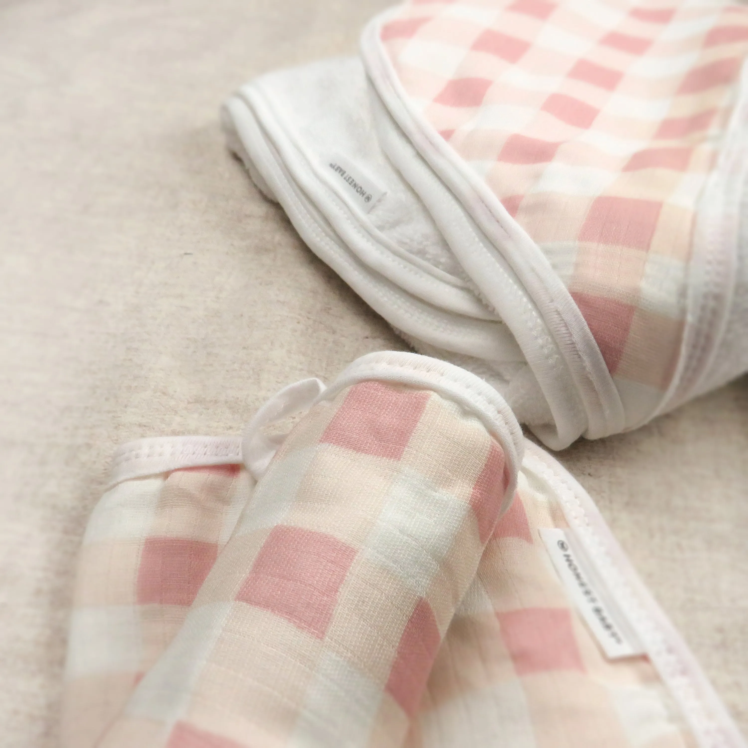 3-Piece Organic Cotton Hooded Towel Set