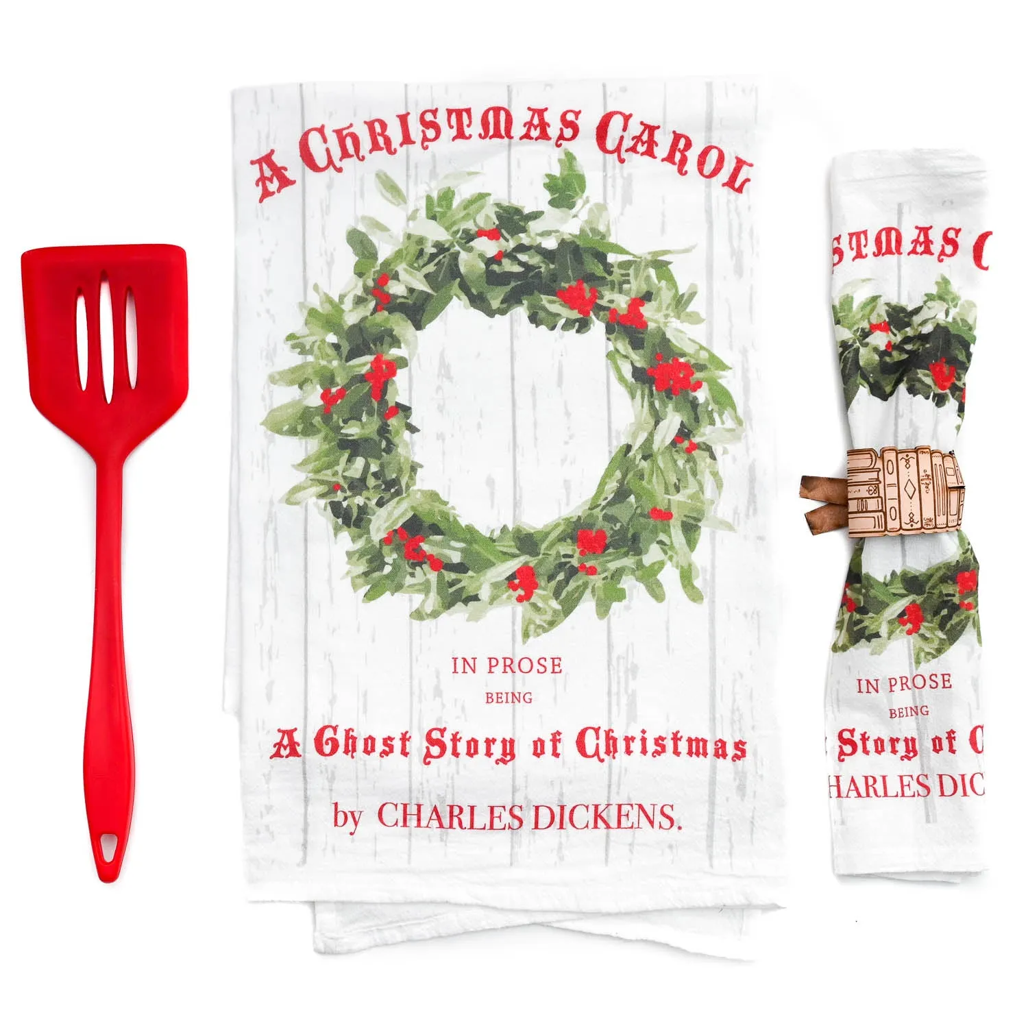 A Christmas Carol Tea Towel