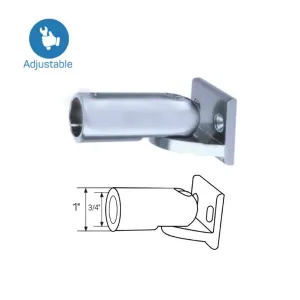 Adjustable Round Tube to Wall Connector