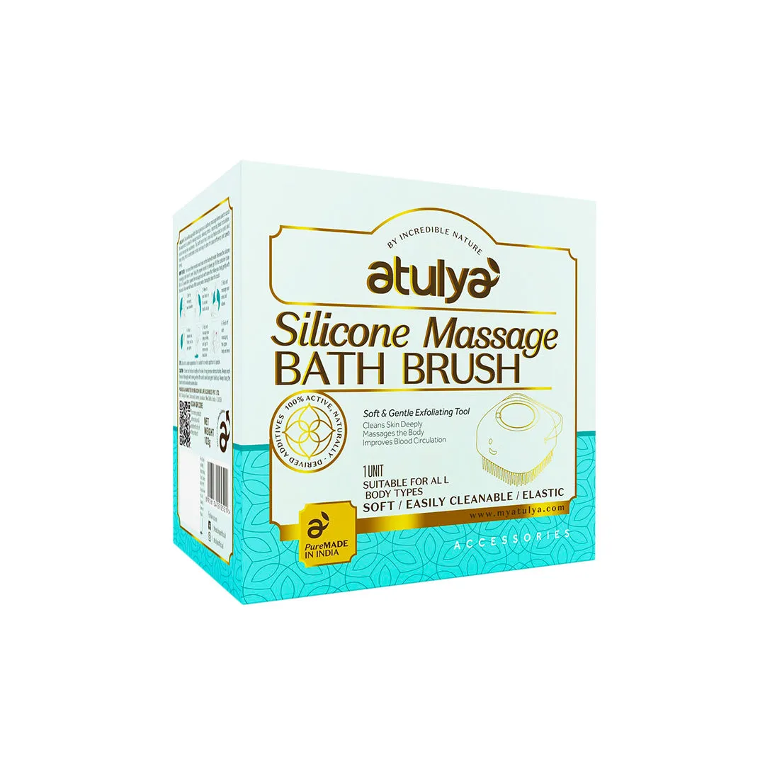 atulya Silicone Massage Bath Brush