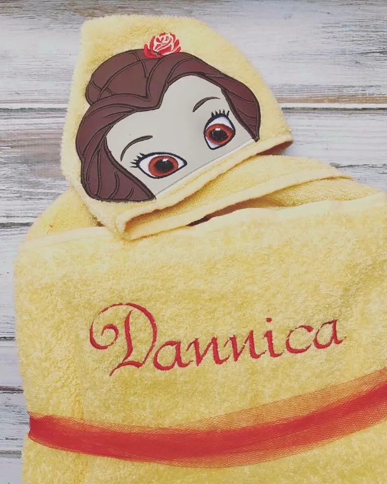 Beauty and the Beast Belle Hooded Towel