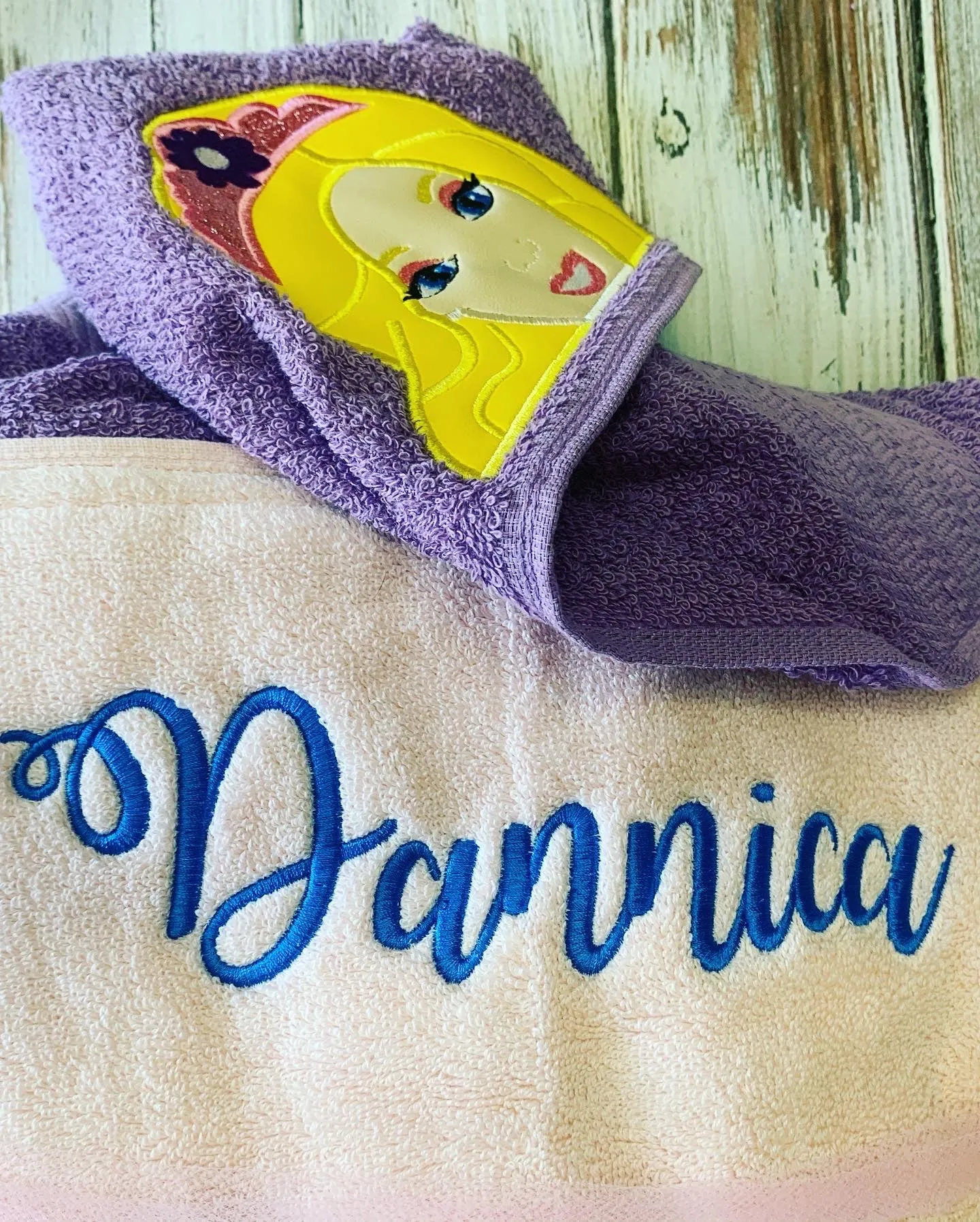 Blond Doll Hooded Towel