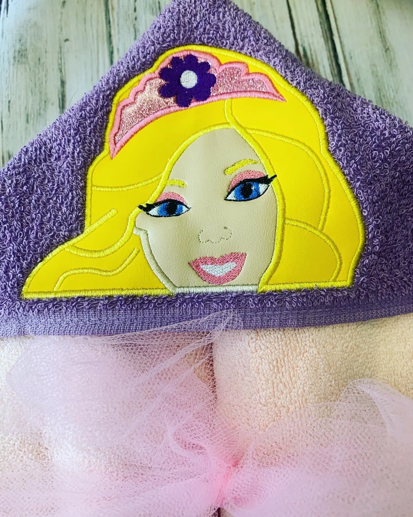 Blond Doll Hooded Towel