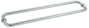 BM Series Back-to-Back Tubular Towel Bars with Metal Washers