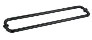 BM Series Back-to-Back Tubular Towel Bars with Metal Washers