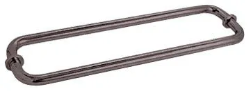 BM Series Back-to-Back Tubular Towel Bars with Metal Washers