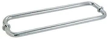 BM Series Back-to-Back Tubular Towel Bars with Metal Washers