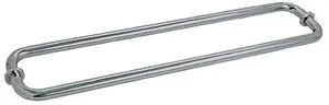 BM Series Back-to-Back Tubular Towel Bars with Metal Washers