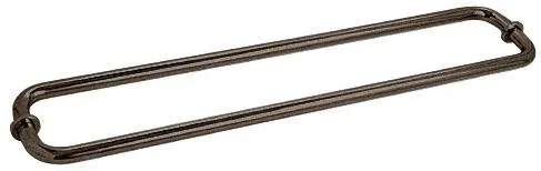 BM Series Back-to-Back Tubular Towel Bars with Metal Washers