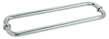 BM Series Back-to-Back Tubular Towel Bars with Metal Washers