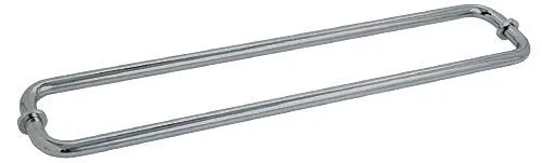 BM Series Back-to-Back Tubular Towel Bars with Metal Washers