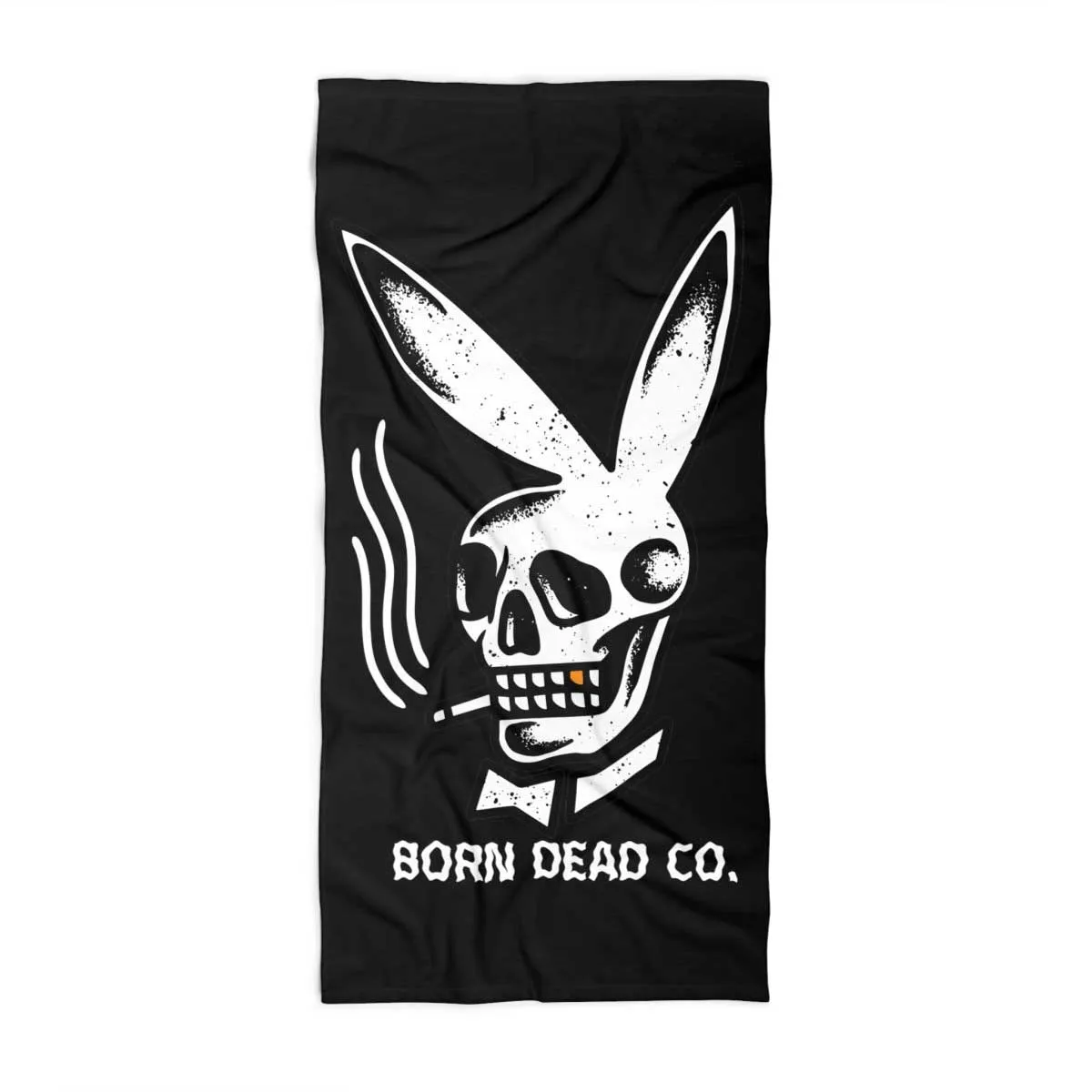 Bunny Skull Beach Towel Tattoo Inspired