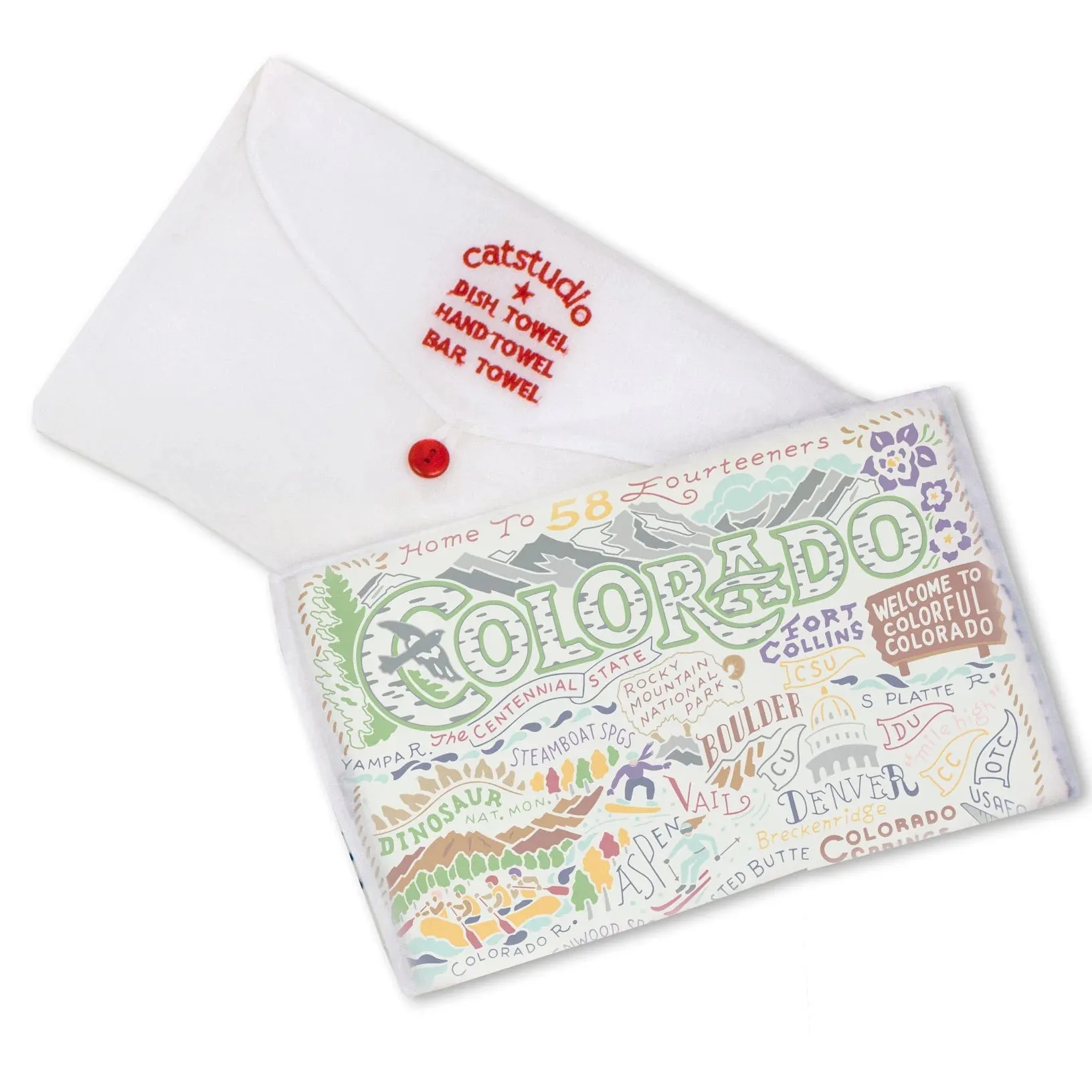 Catstudio Dish Towel Colorado