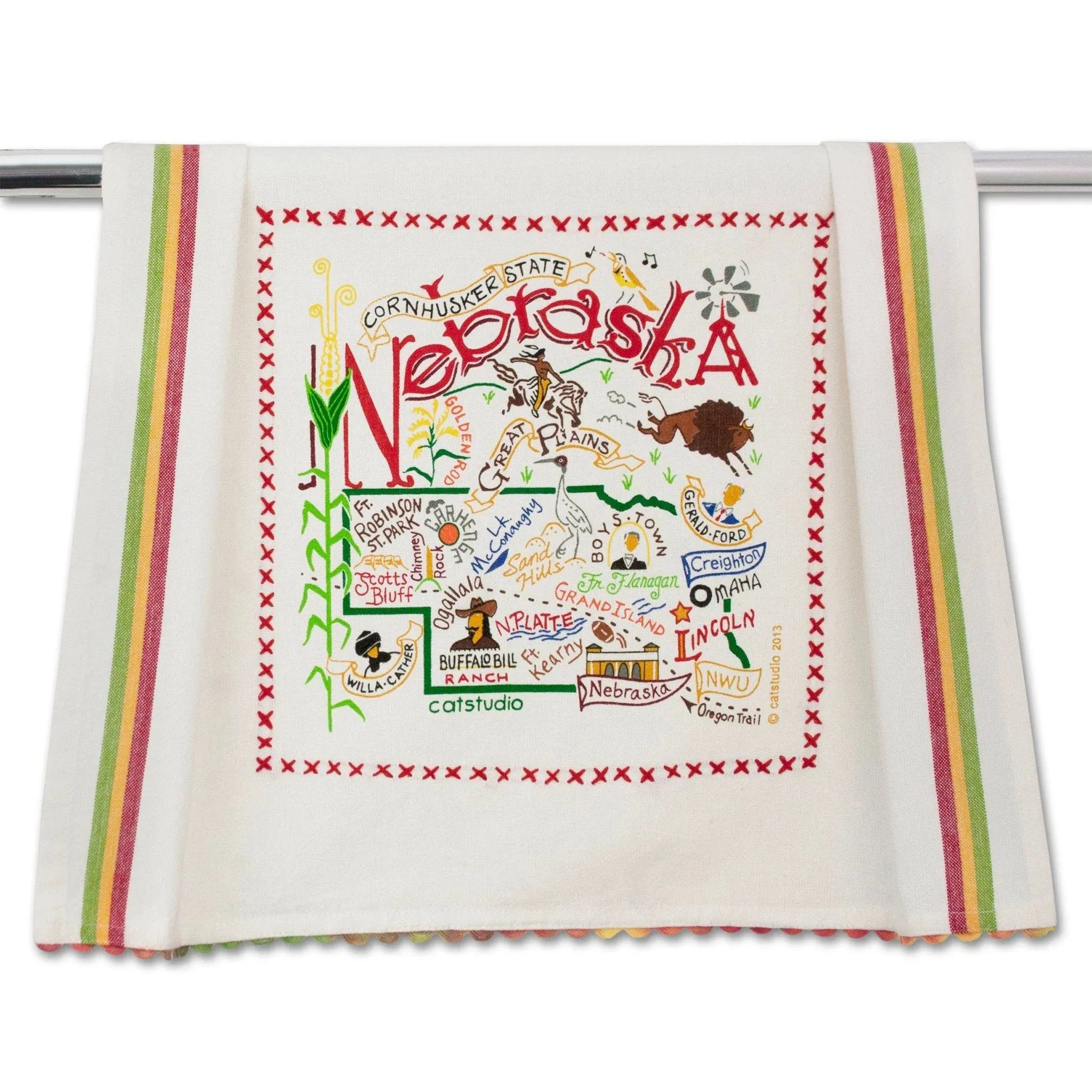 Catstudio Dish Towel Nebraska