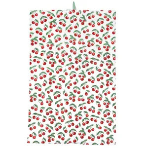 Cherries Cotton Tea Towel