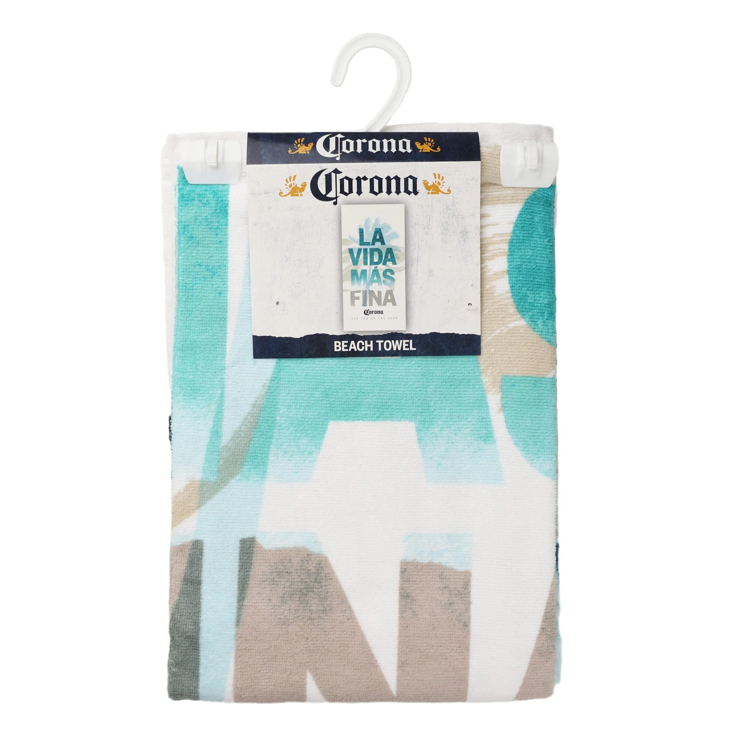 Corona & Modelo Corona Vida Palm Beach Towel 30x60 Inches