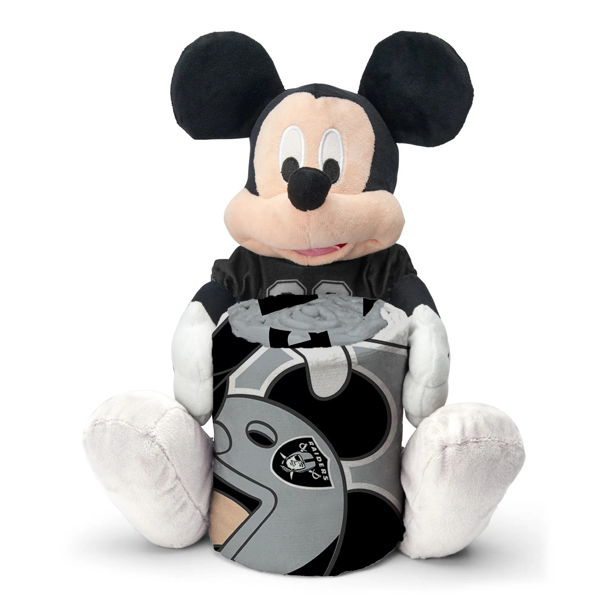 Disney NFL Las Vegas Raiders Mickey Splash Hugger Beach Towel Set