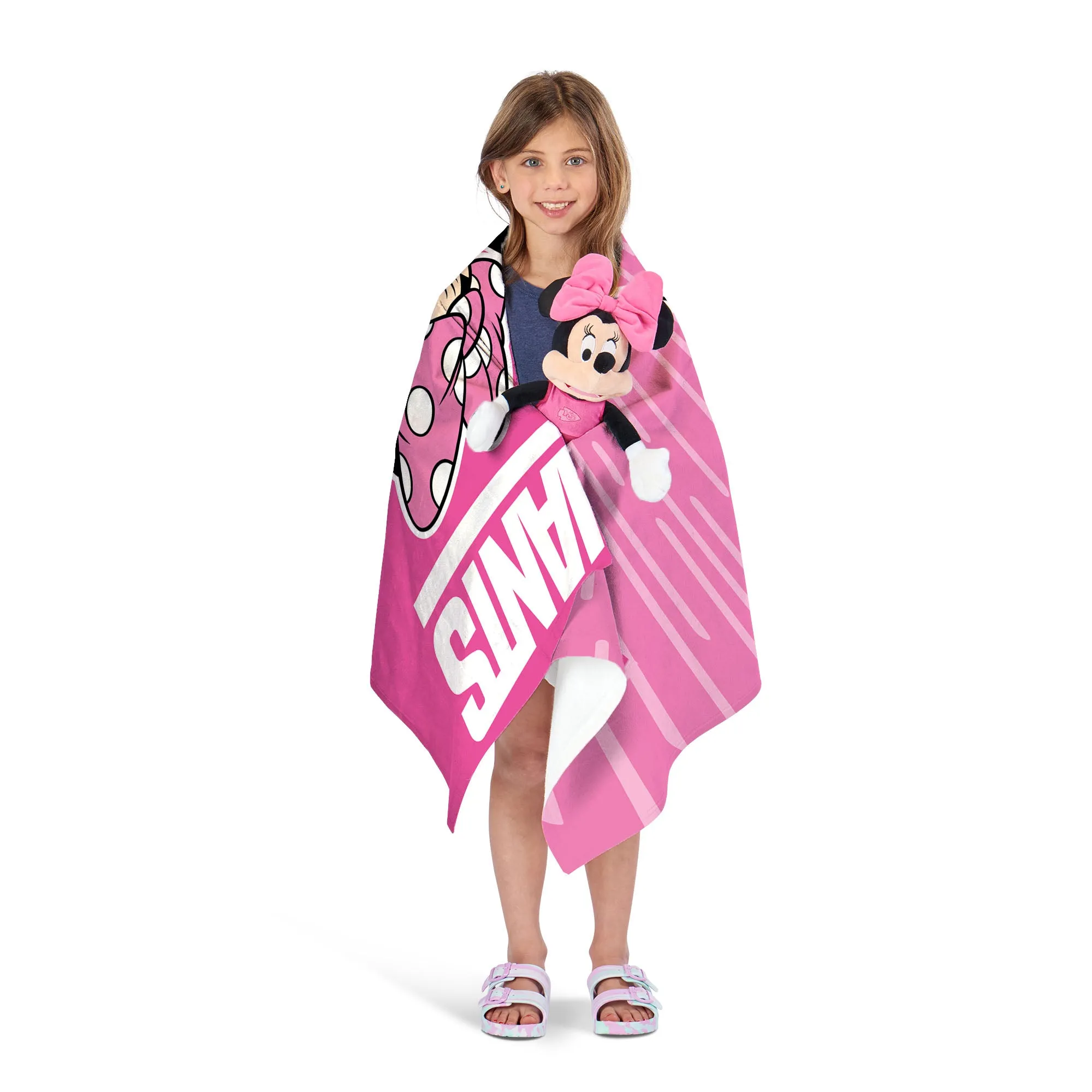 Disney NFL New York Giants Minnie Spirit Hugger Beach Towel Set