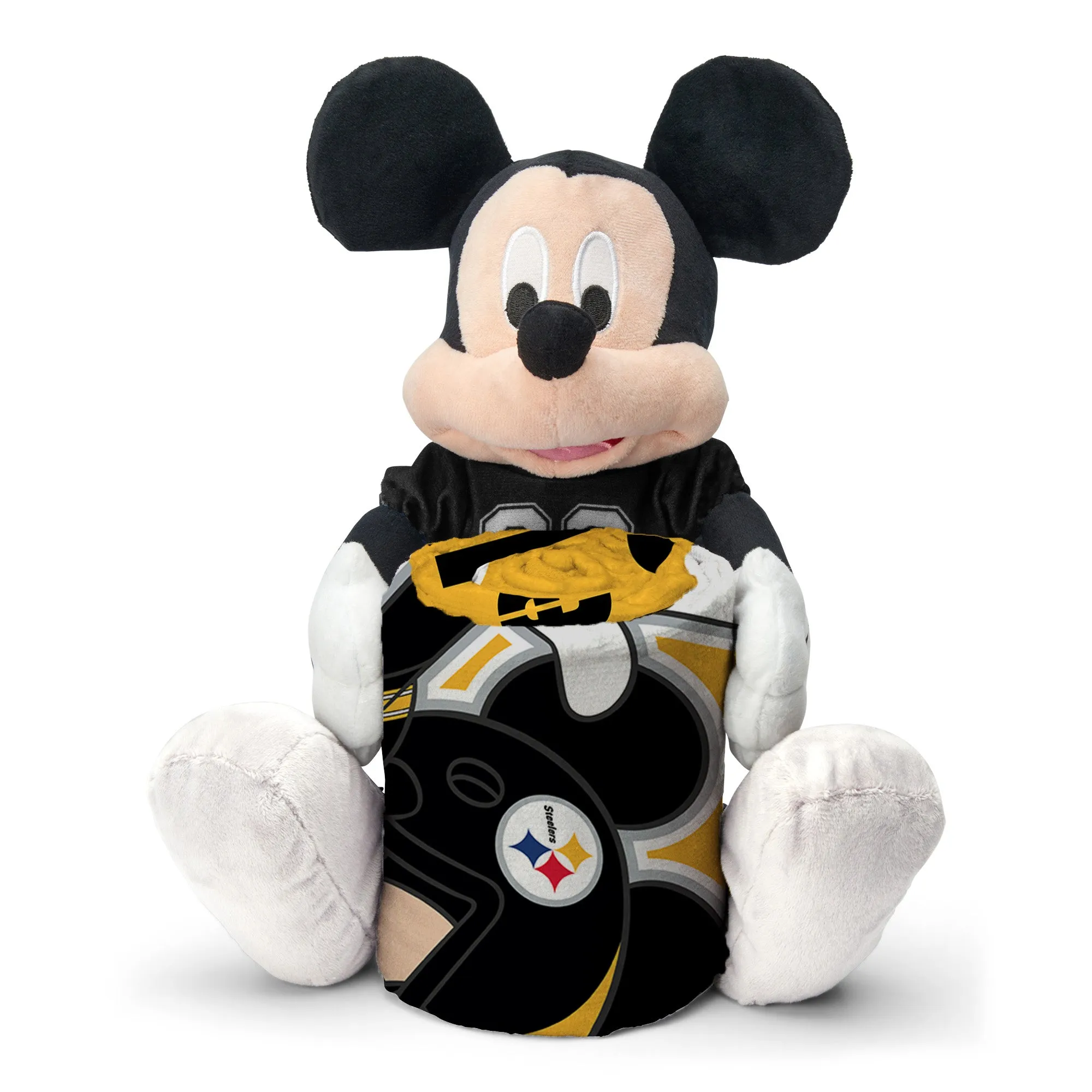 Disney NFL Pittsburgh Steelers Mickey Splash Hugger Beach Towel Set