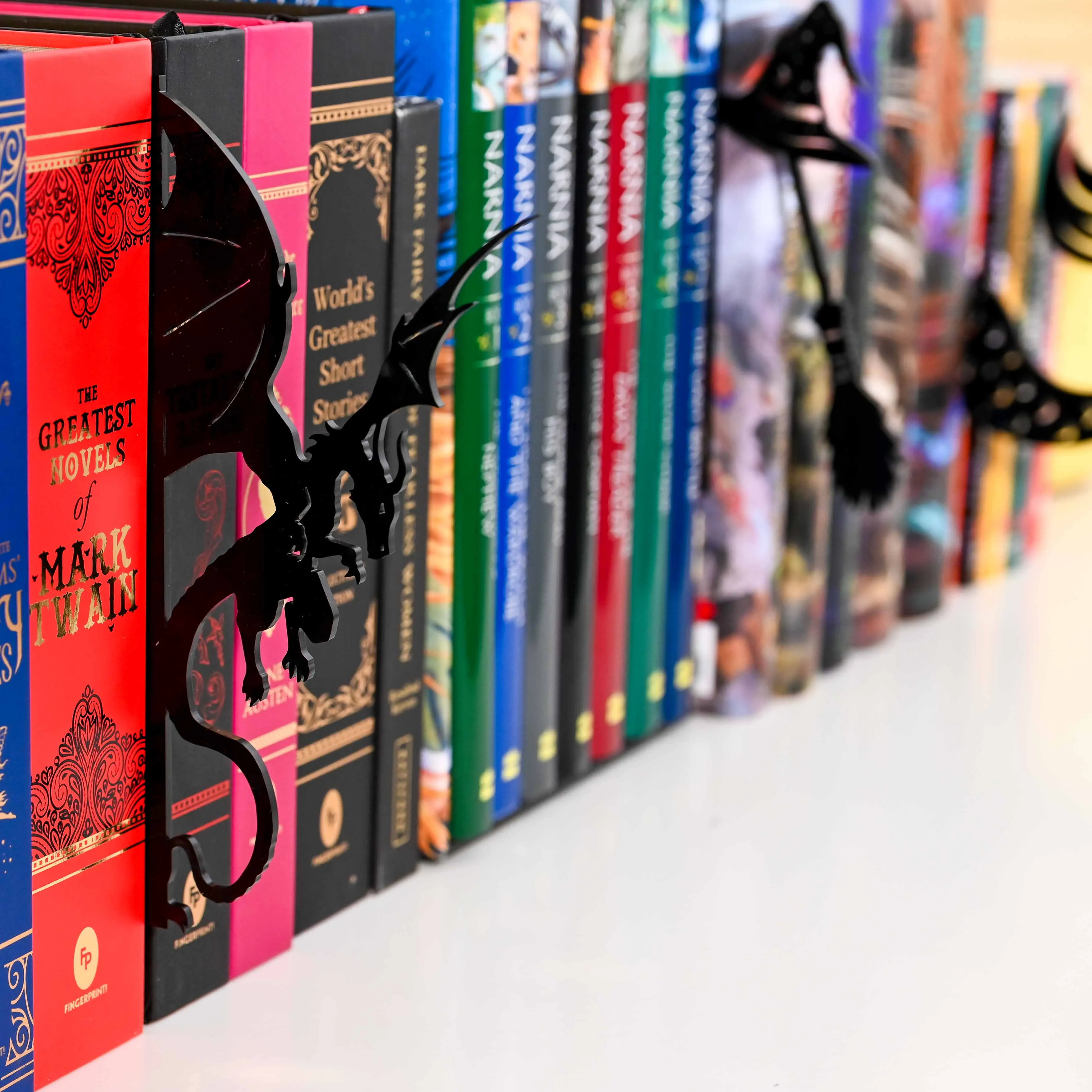 Dragon Bookshelf Silhouette