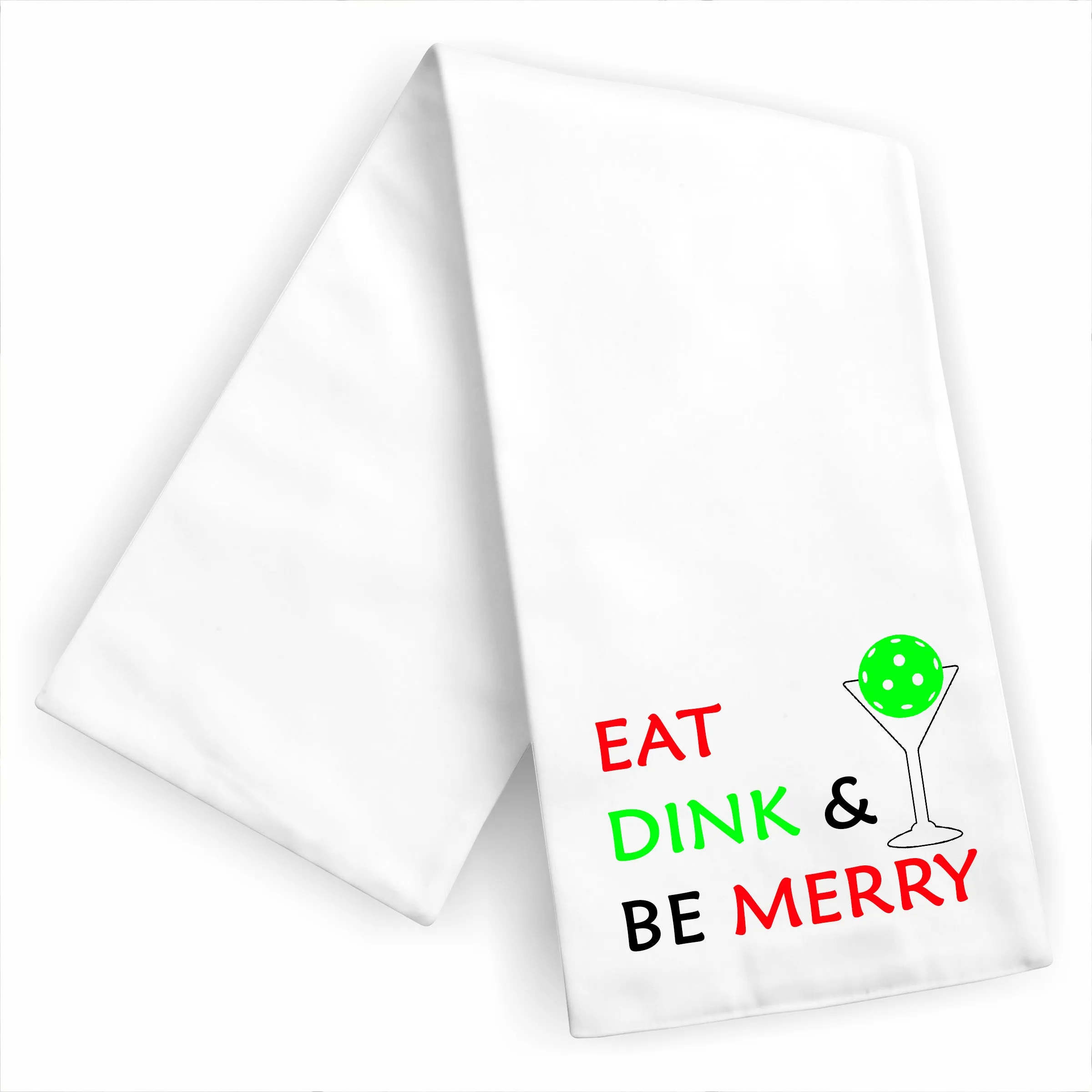 Eat Dink & Be Merry Kitchen Dish Towel