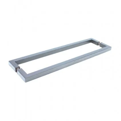 FHC Back-To-Back Square Towel Bars with Mitered Corners