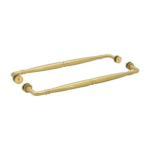 FHC Baroque Towel Bar Back-To-Back for 1/4" To 1/2" Glass