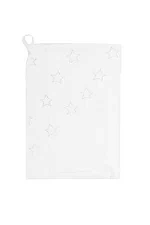 Grey Stars Print Towel Set