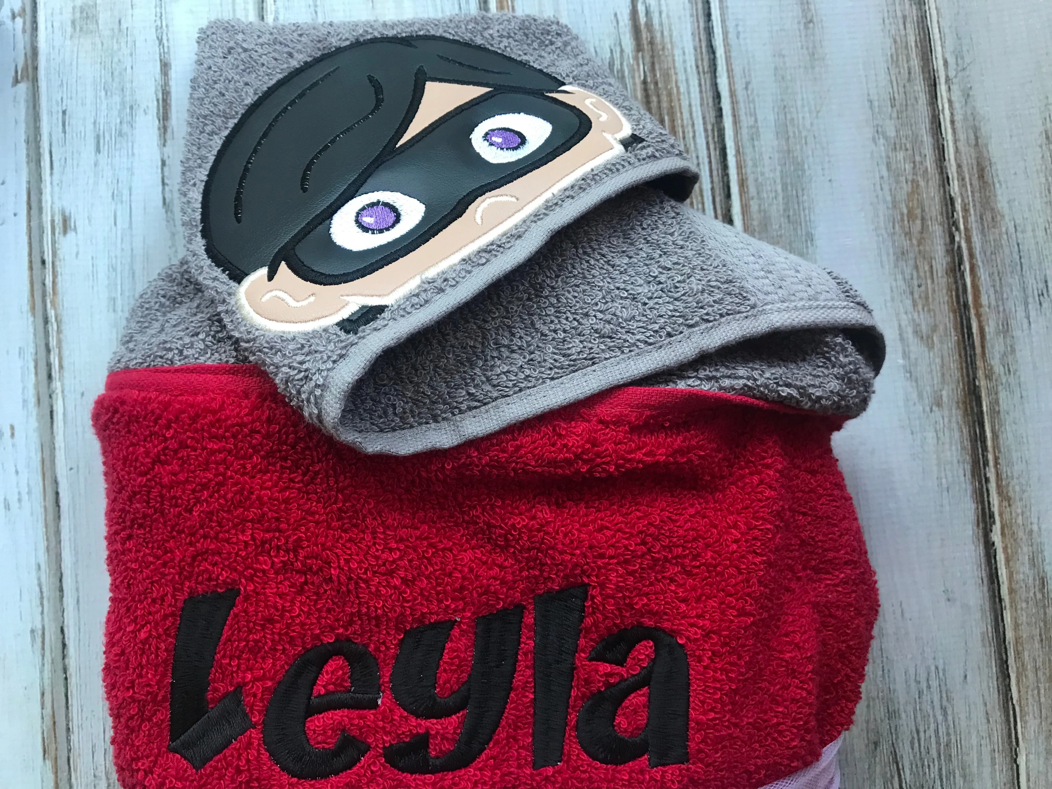 Incredibles Hooded Towel , Violet Hooded Towel