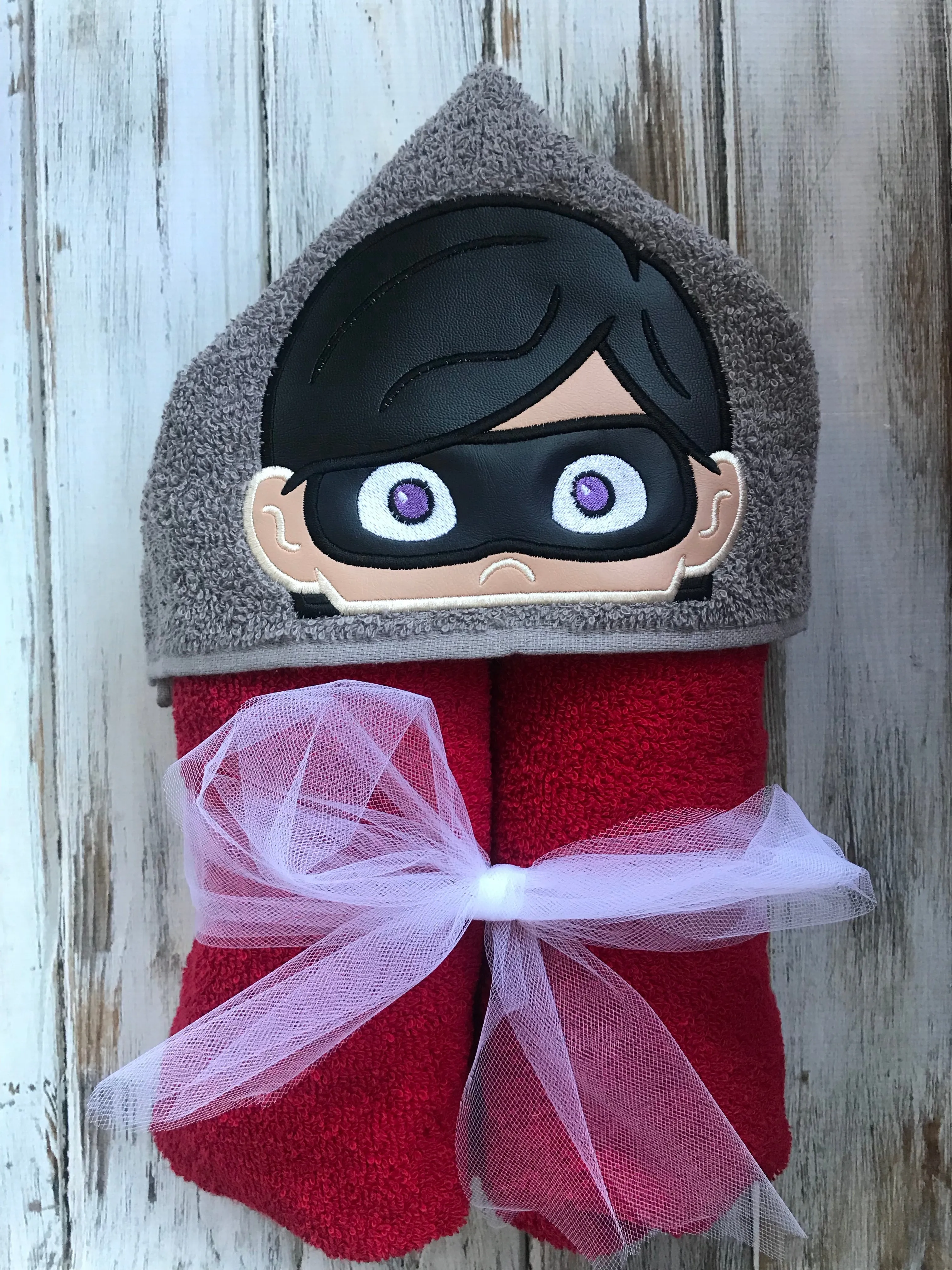 Incredibles Hooded Towel , Violet Hooded Towel