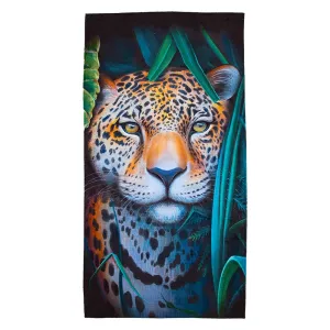 Jungle Leopard Beach Towel 30x60 Inches