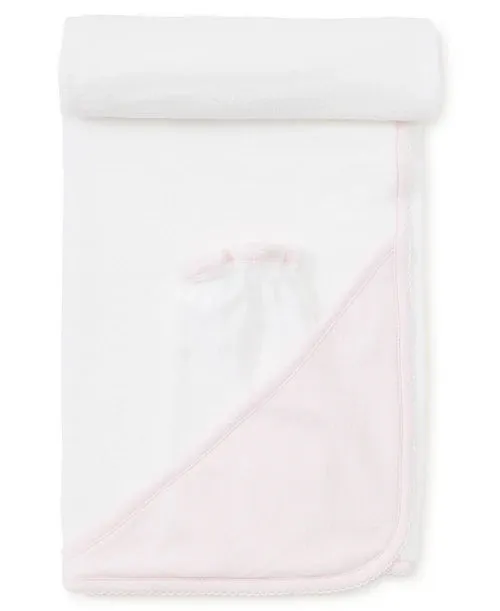 Kissy Dots Towel With Mitt (Pink/White)