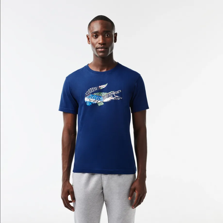 Lacoste Men's SPORT Cotton Jersey T-Shirt - Methylene F9f