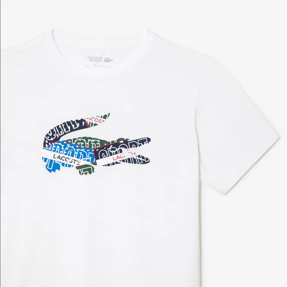 Lacoste Men's SPORT Cotton Jersey T-Shirt - White