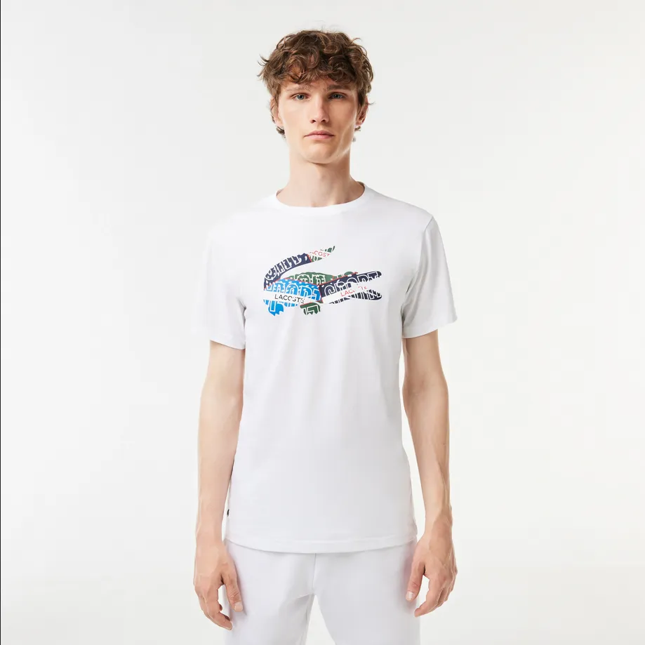 Lacoste Men's SPORT Cotton Jersey T-Shirt - White