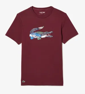 Lacoste T-Shirt - Label College Sport - Bordeaux - TH1801 51