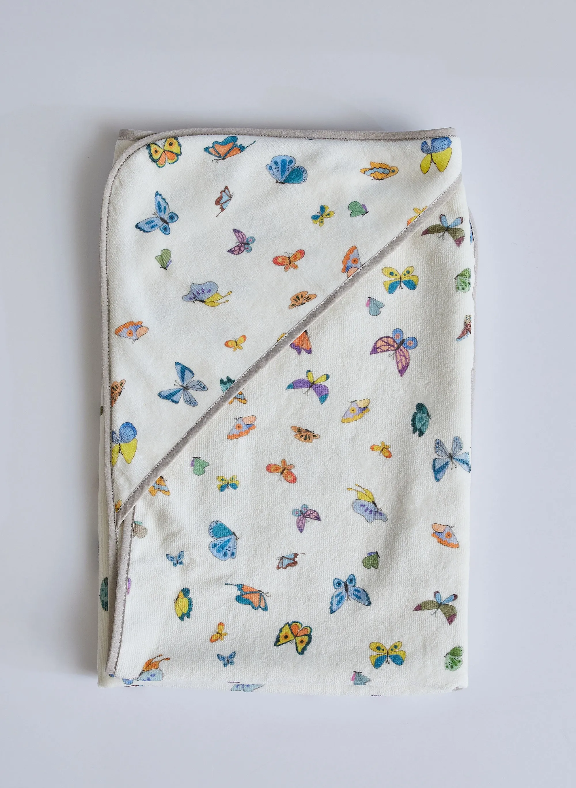 Madame Butterfly Hooded Bath Towel