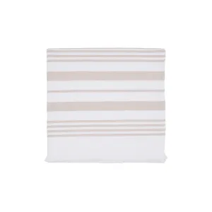 Malibu Beach Towel - White / Sand