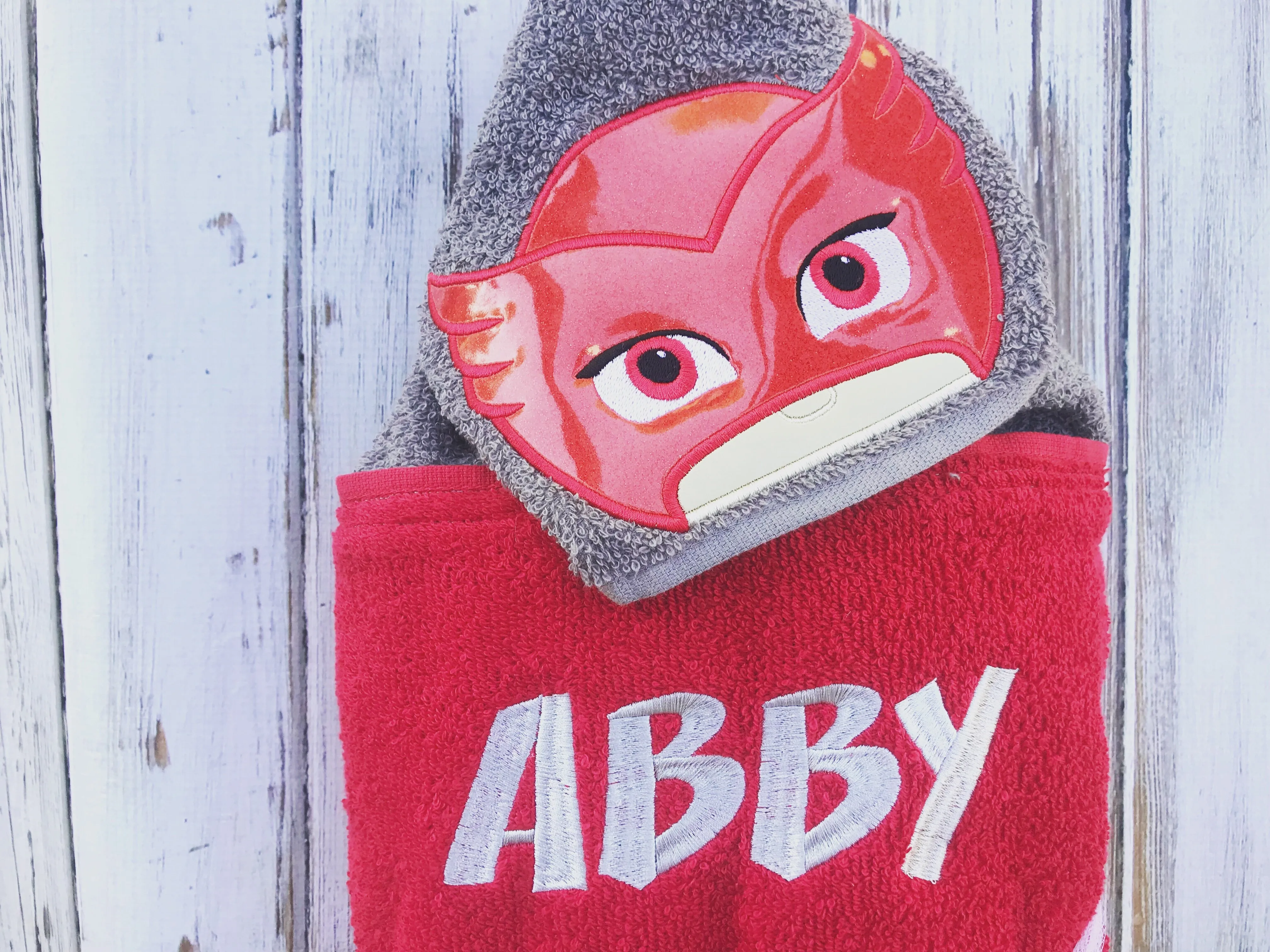 Masked Owlet Hooded Towel