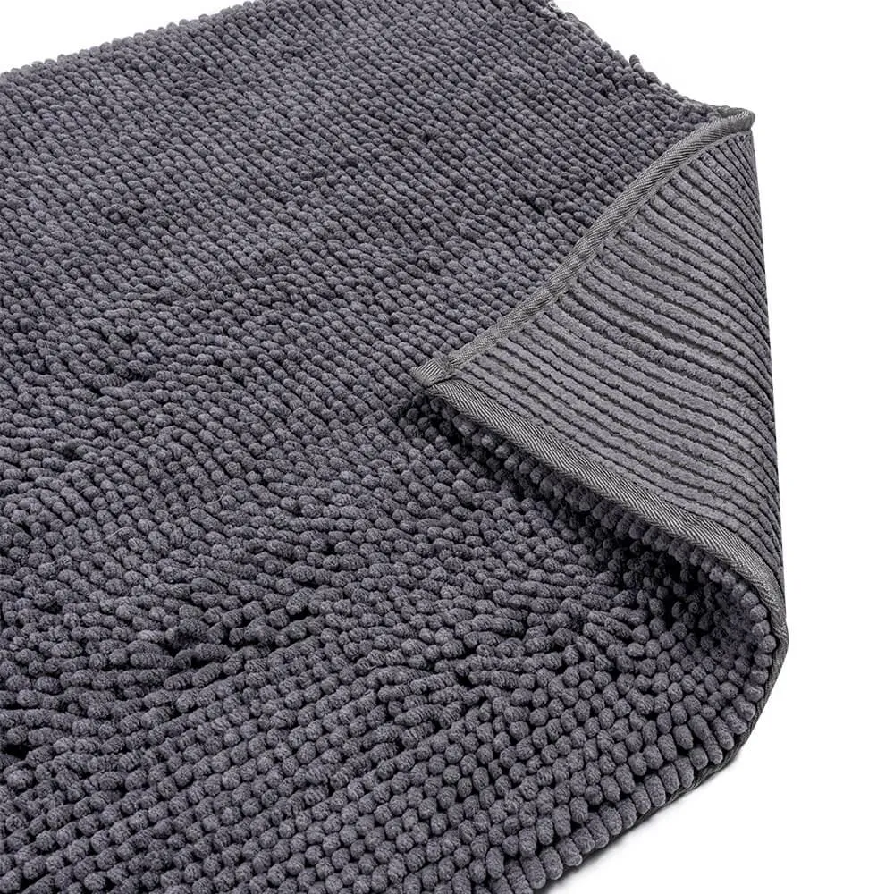 Micro Fibre Grey Noodle Pet Mat 90 x 60cm