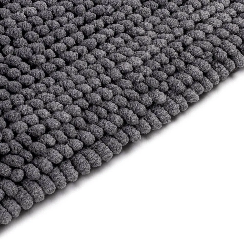 Micro Fibre Grey Noodle Pet Mat 90 x 60cm