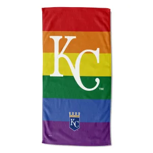 MLB Kansas City Royals Pride Series Beach Towel 30x60 Inches