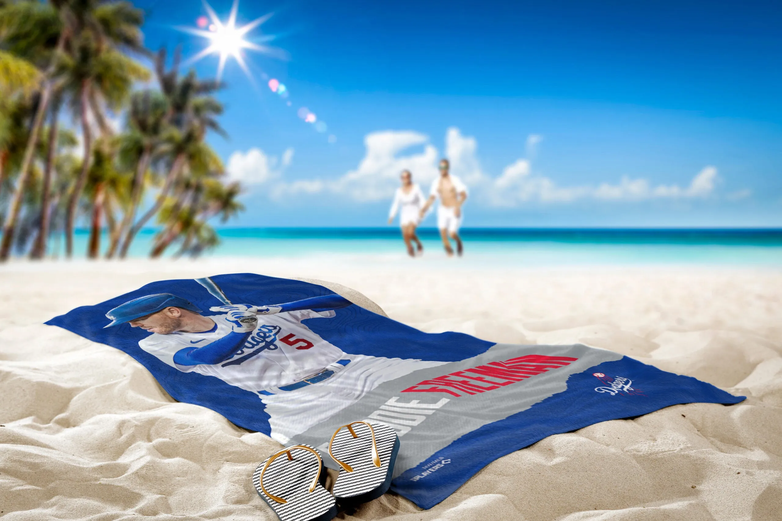 MLB Los Angeles Dodgers Freddie Freeman Beach Towel 30x60 Inches