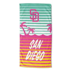 MLB San Diego Padres City Connect Beach Towel 30x60 Inches