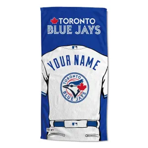 MLB Toronto Blue Jays Jersey Personalized Beach Towel 30x60 Inches