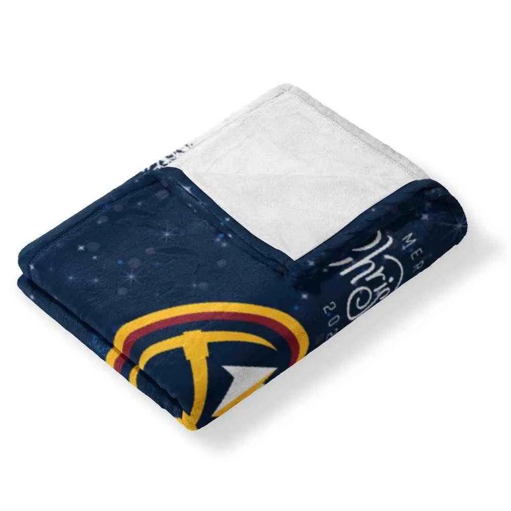 NBA Denver Nuggets Christmas 2023 Silk Touch Sherpa Throw Blanket 50x60 Inches