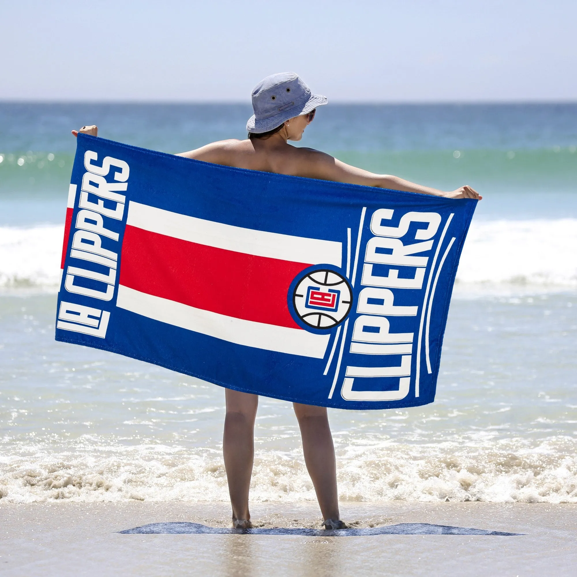 NBA Los Angeles Clippers Zone Read Beach Towel 30X60 Inches