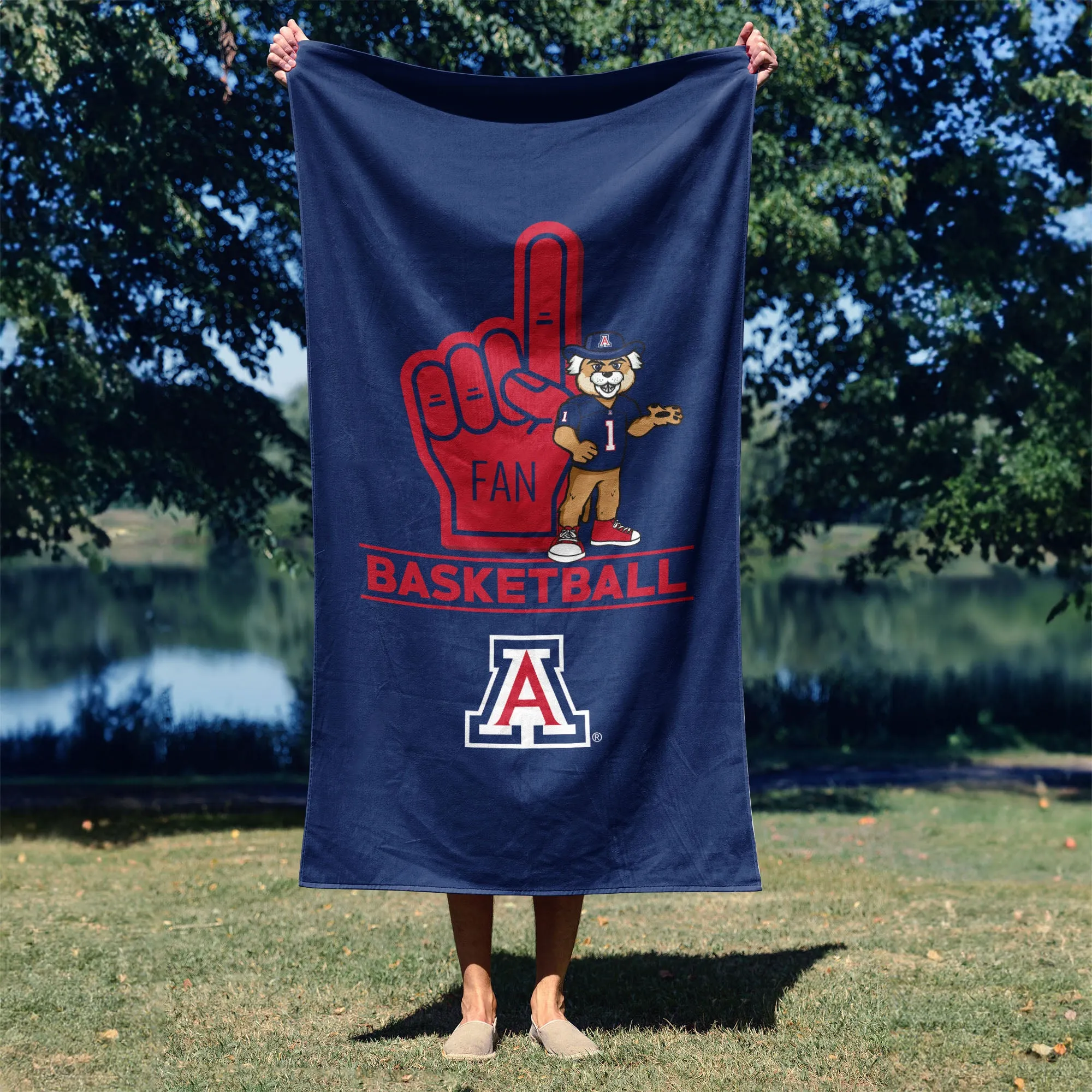 NCAA Arizona Wildcats Number 1 Fan Beach Towel 30x60 Inches